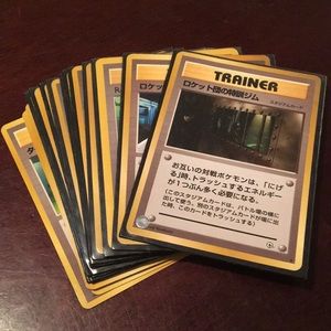 19 90s Japanese Pocket Monster Cards
